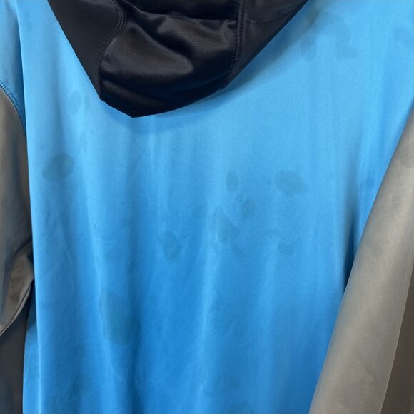 Saga Outerwear Logo Riding Crew Softshell Pullover Blue XXL Freestyle Ski - Picture 9 of 11